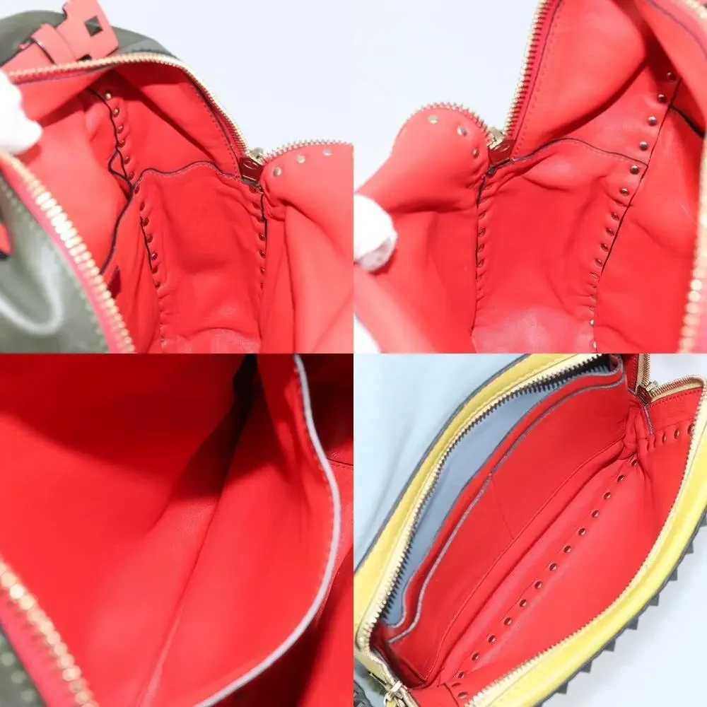 Valentino Leather Backpack Light Blue
